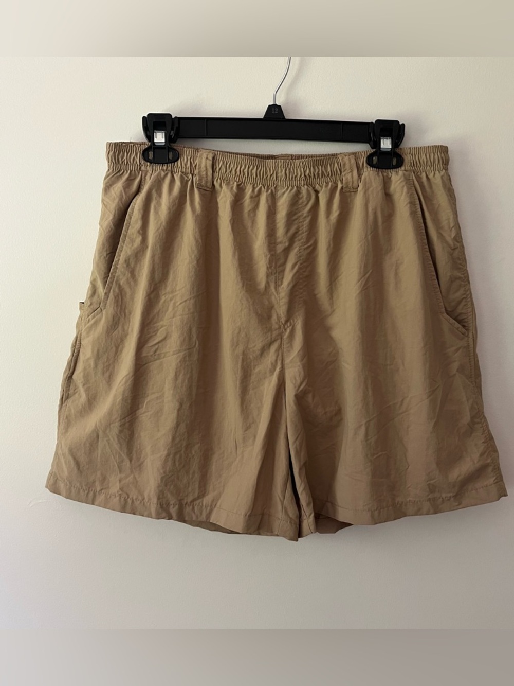 Men's Columbia PFG Nylon Shorts Large Tan